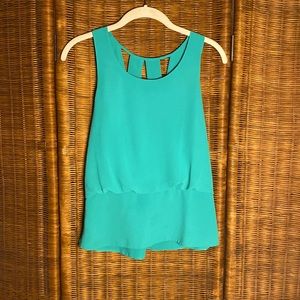 Naked Zebra satin tank top size Medium